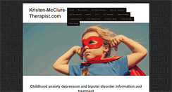 Desktop Screenshot of kristen-mcclure-therapist.com