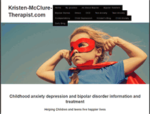 Tablet Screenshot of kristen-mcclure-therapist.com